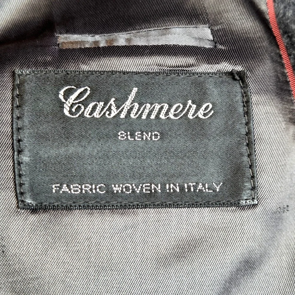 J.G. Hook‎ Cashmere Blend Blazer Men's 42R Charcoal Gray Jacket Old Money Preppy